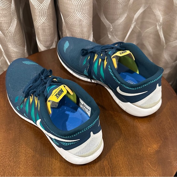 Nike Free 5.0 Men’s Blue Green Running Shoes | Size 13 - Picture 5 of 15